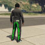 Endless Denim x VLONE Black Leather Pants 2.03