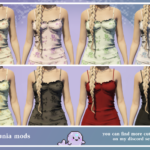 Floral dress for MP Female 1.02