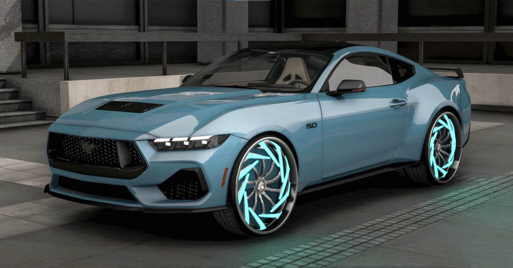 Ford Mustang 2023 Spiners Animted Dub