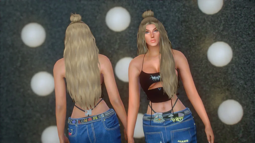 Gabby Hair for MP Female 1.0