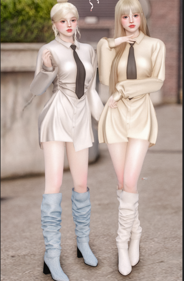 Ginny Dress for MP Female 1.0