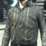 Gold Accent Shiny Tucked Shirts for MP Male V1.0 Gold Accent Shiny Tucked Shirts for MP Male V1.0