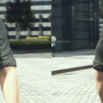 Gold Accent Shiny Tucked Shirts for MP Male V1.0