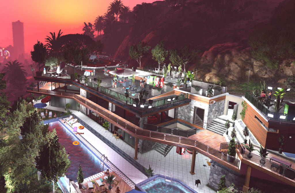 UPGRADE IN FRANKLIN'S HOME [with Vehicles, Peds & more] V1.0