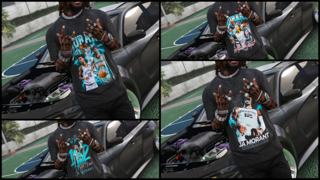 Ja Morant Loose Shirt Pack 1.0