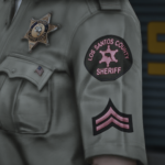 LSCSD Pink Patch + Rank Insignia 1.02