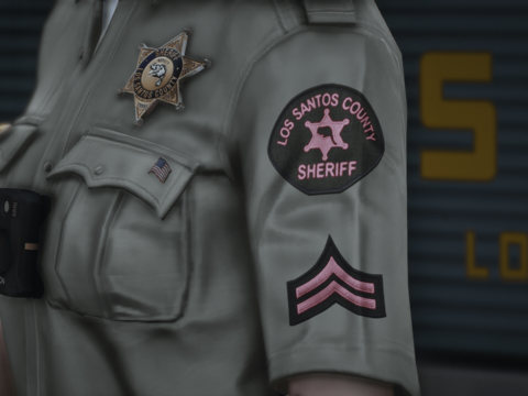 LSCSD Pink Patch + Rank Insignia 1.02
