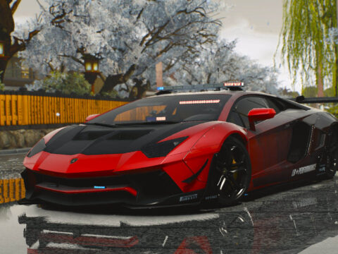 Lamborghini Aventador LP700-4 police