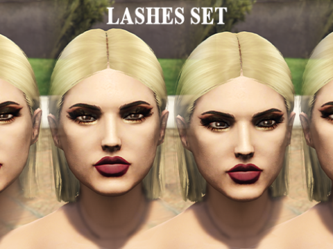 Lashes set for MP Female 1.0