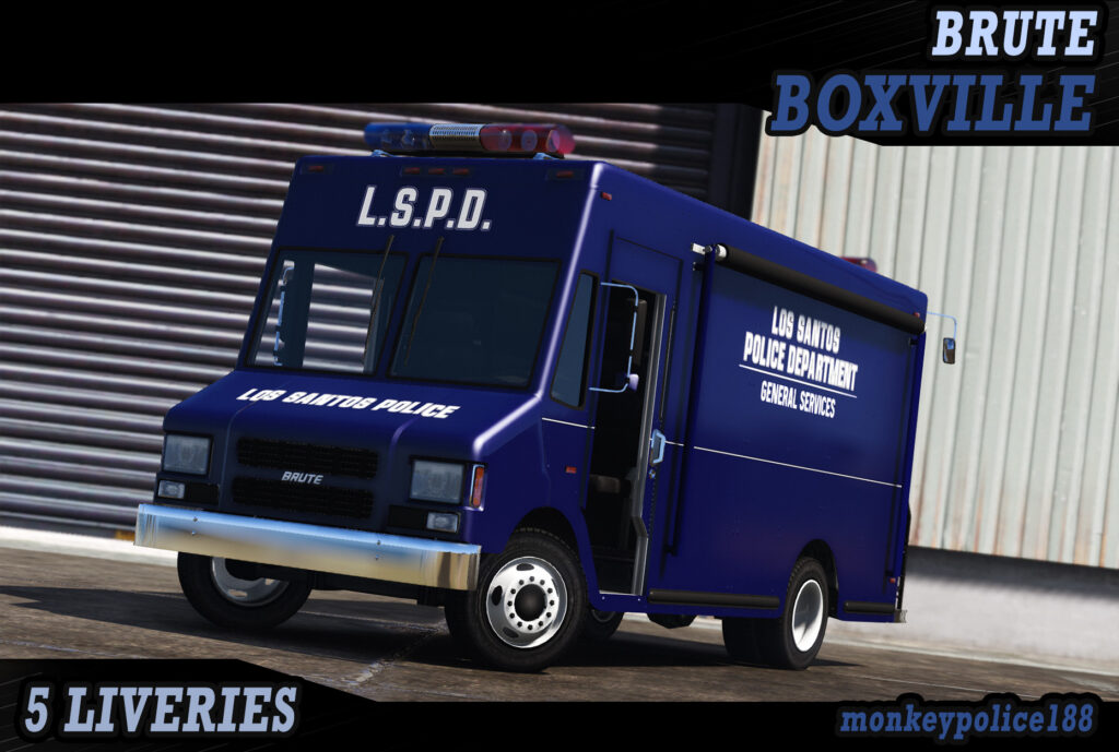 NOOSE / LSPD Police Boxville [Add-On | Liveries | Template] v4