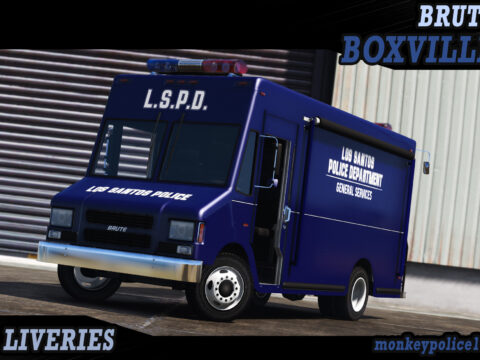 NOOSE / LSPD Police Boxville [Add-On | Liveries | Template] v4