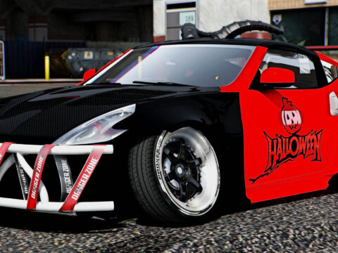 Nissan GTR 370Z HALLOWEEN EDITION DEBADGED