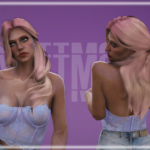 Romantic hair with short braid for MP Female