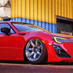 Subaru BRZ with Toy Stationed