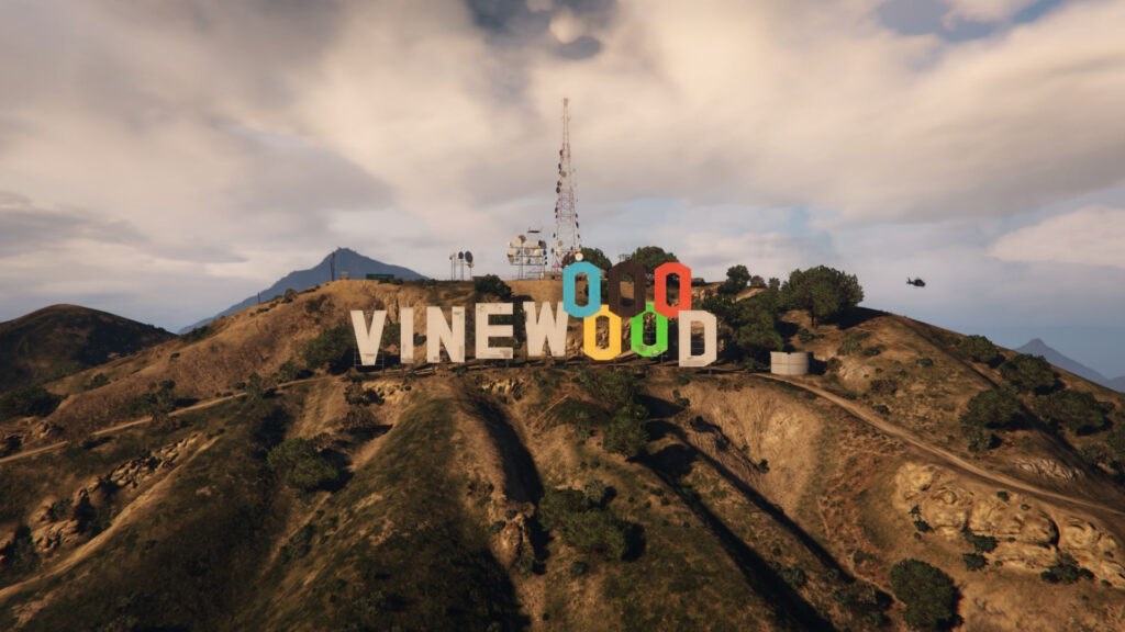 Vinewood JO 2028 sign