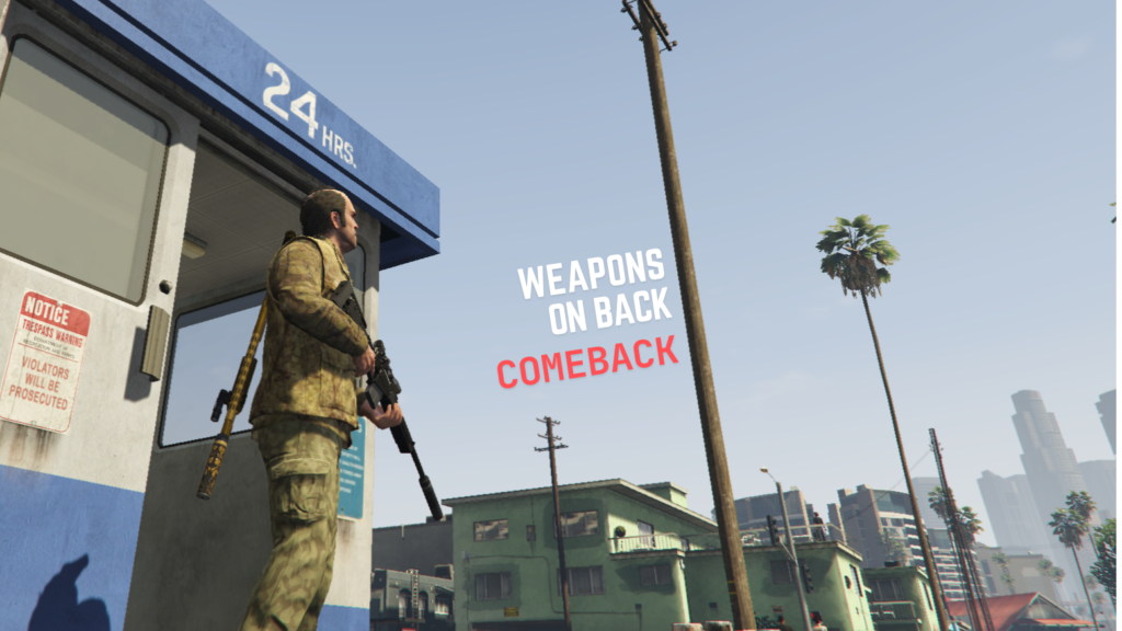 Weapons On Back - Comeback 1.1