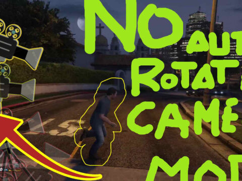 no auto rotation camera on foot (no autocentering) V0.1