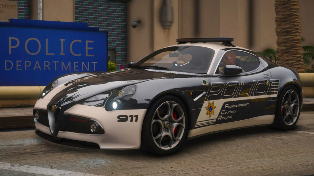NFSHP: 2007 Alfa Romeo 8C Competizione SCPD [Add-On | NON ELS | Sounds | Template] V1.0
