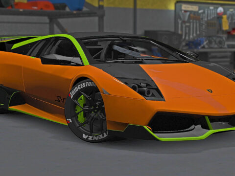 2008 Lamborghini Murcielago SV LP670-4 Twin Turbo Carbon Tron Design