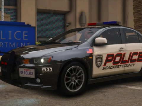 NFSHP: 2008 Mitsubishi Lancer Evolution X SCPD [Add-On | NON ELS | Sounds | Template] V1.0
