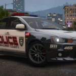 NFSHP: 2008 Mitsubishi Lancer Evolution X SCPD [Add-On | NON ELS | Sounds | Template] V1.0