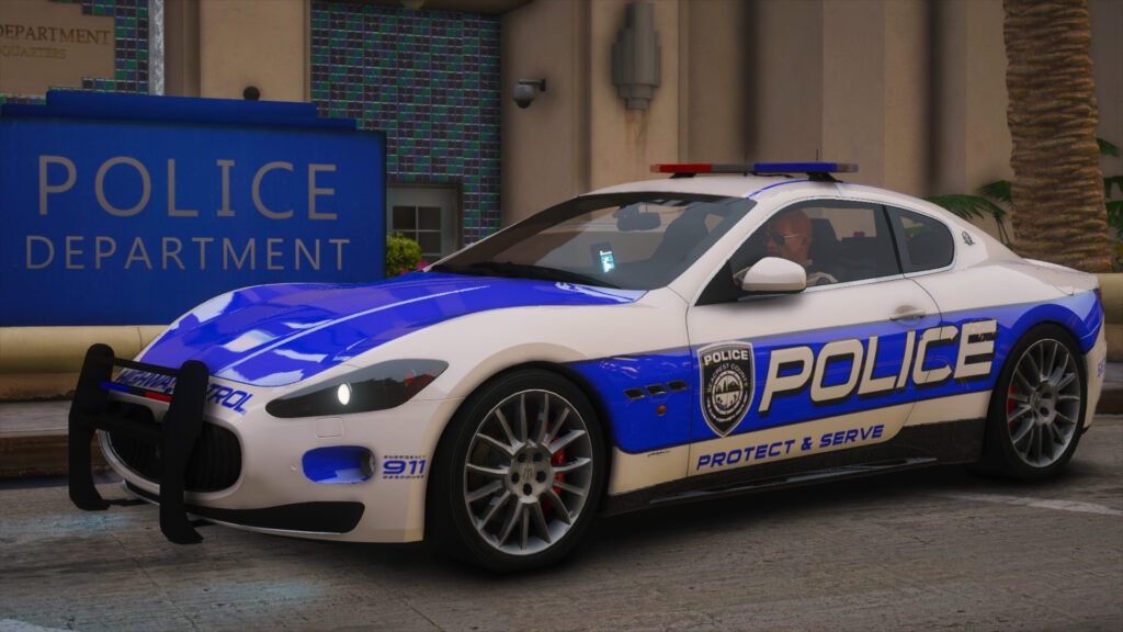 NFSHP: 2009 Maserati GranTurismo S SCPD [Add-On | NON ELS | Sounds | Template] 1.0