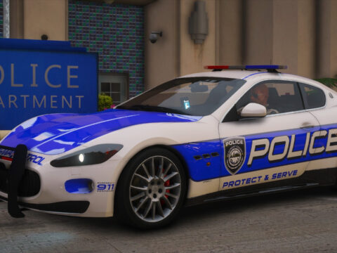 NFSHP: 2009 Maserati GranTurismo S SCPD [Add-On | NON ELS | Sounds | Template] 1.0
