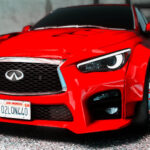 2023 Infinity Q50 Red Sport Widebody TUNED 800HP GTR Nismo Swap2