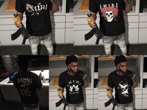 Amiri Loose Shirt Pack 1.0