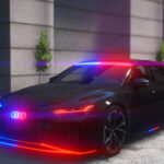 Audi RS7 C8 Police Modern Lights Audi RS7 C8 Police Modern Lights