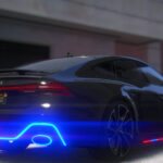 Audi RS7 C8 Police Modern Lights2