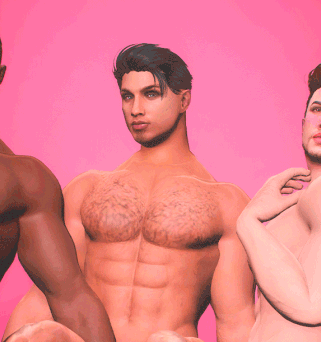 BUBBLE BUTT BODY + NEW PENIS (HUNK + TWINK)