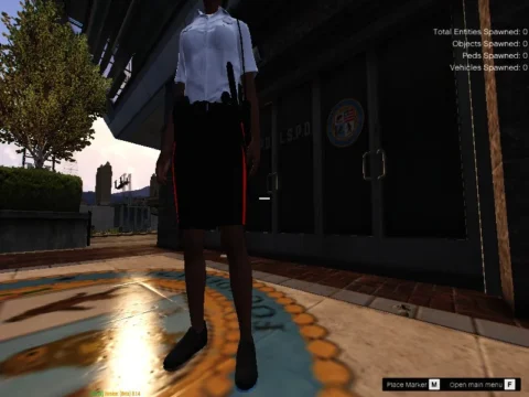 Barbados Police Uniform Pack for MP Female