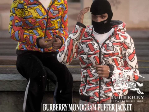 Burberry Monogram Puffer Jacket For Mpmale