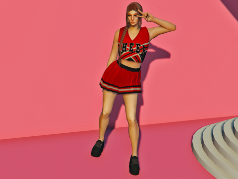 Cheerleader Set - Halloween Themed for MP Female 1.0