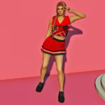 Cheerleader Set - Halloween Themed for MP Female 1.02