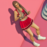 Cheerleader Set - Halloween Themed for MP Female 1.04