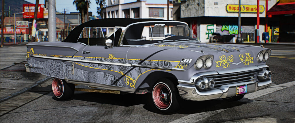 Chevy Impala 1958 Lowrider (Debadged)