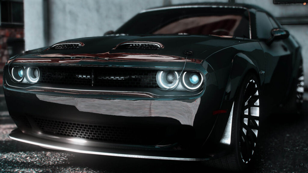 Custom 2023 Dodge Challenger 1000HP Hellcat Redeye Black Ghost Edition On Forgiato Sincros