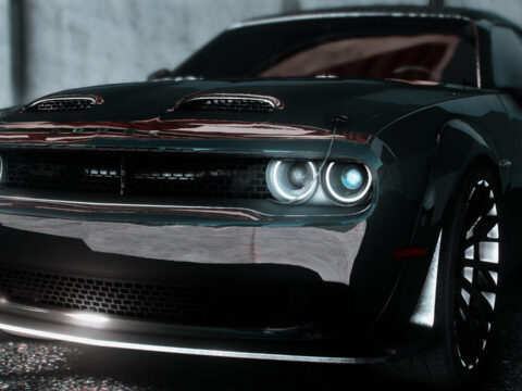 Custom 2023 Dodge Challenger 1000HP Hellcat Redeye Black Ghost Edition On Forgiato Sincros