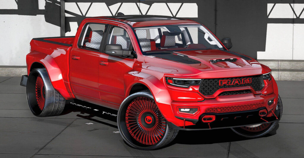 Customs 2022 Ram TRX Widebody on Forgiatos