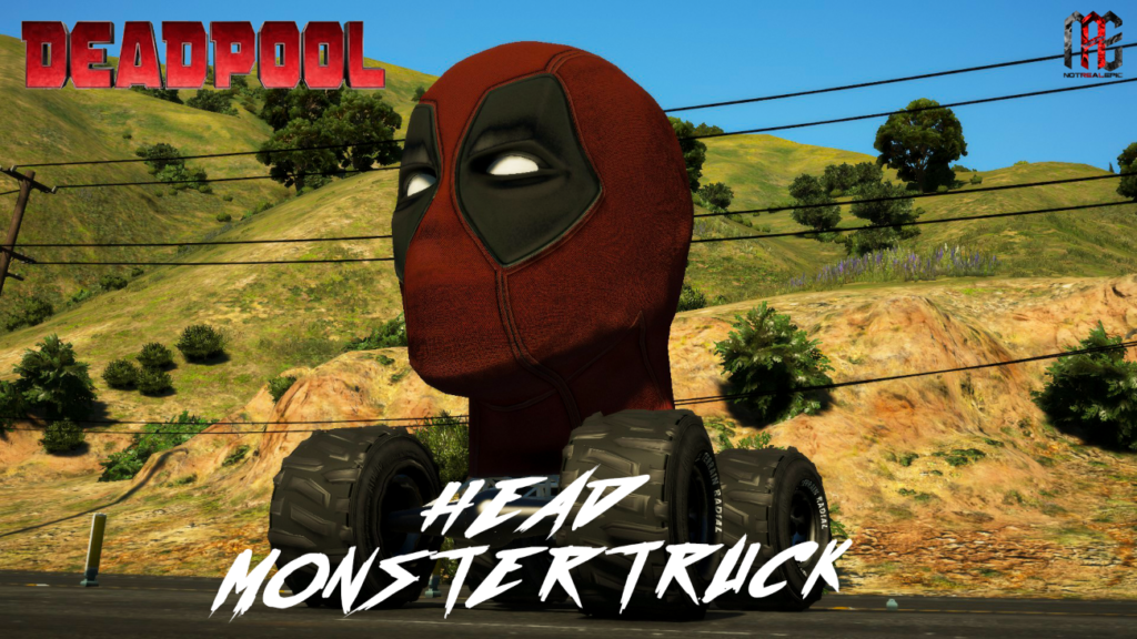 Deadpool Head Monster Truck [Add-On] V1.0