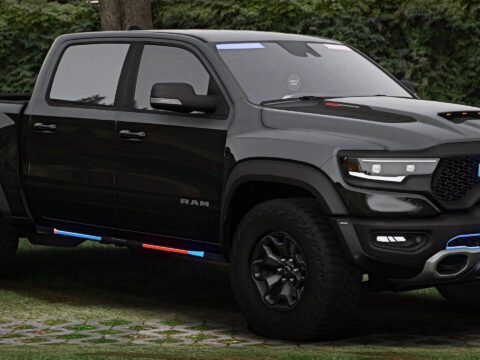 Dodge RAM 1500 TRX 2022 Police Modern Lights