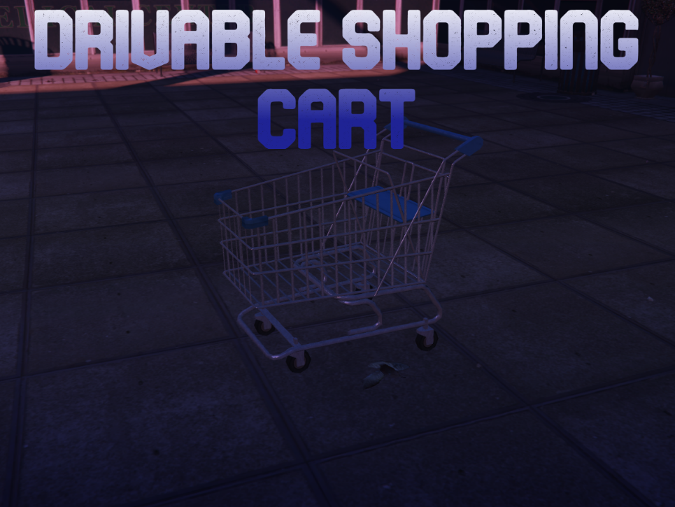 Drivable Shopping Cart 1.0