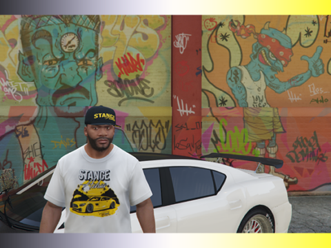 Franklin Cap and Shirt StanceAdria