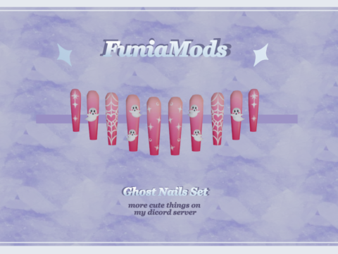 Ghost nails set for MP Female 1.0