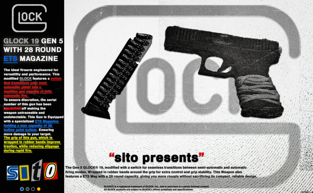 Glock 19 Gen 5 With Switch & ETS Mag [Replace / Animated] V1.0
