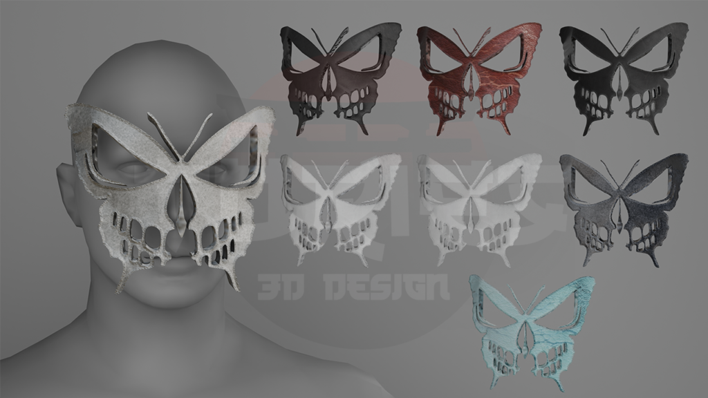 Gothic Butterfly Mask 1.0
