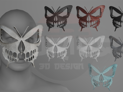 Gothic Butterfly Mask 1.0
