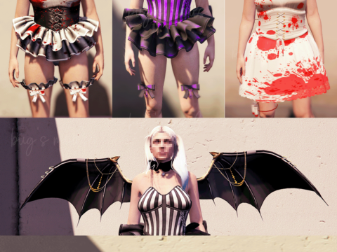 Halloween-Themed Costumes For MP Female / Male